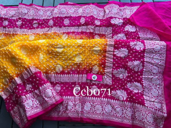Pure crushed crape bhandhini - Image 8