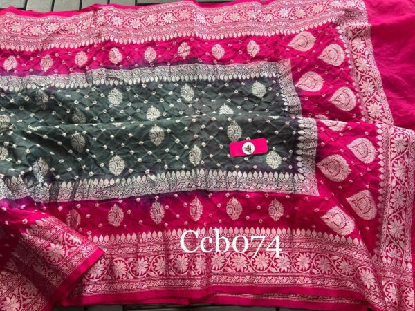 Pure crushed crape bhandhini - Image 7