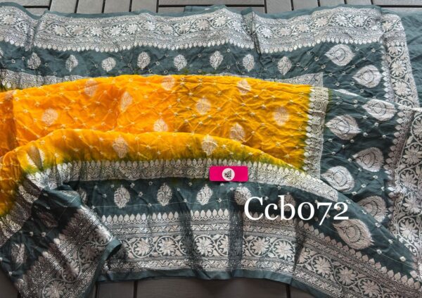 Pure crushed crape bhandhini - Image 6