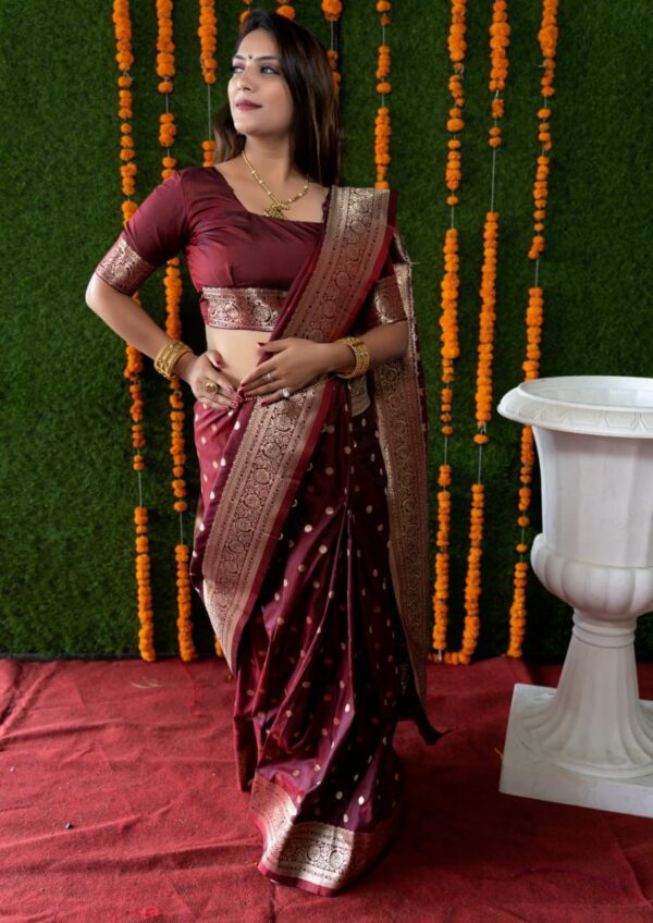 Fituri Silk Saree - Image 6