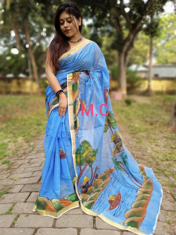 Kerala Cotton Saree - Image 19