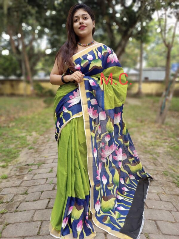 Kerala Cotton Saree - Image 17