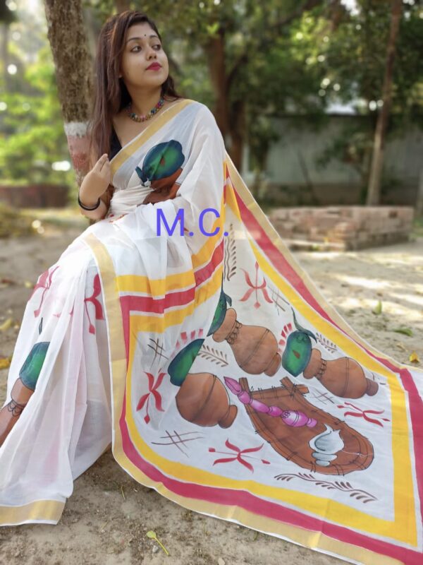 Kerala Cotton Saree - Image 15