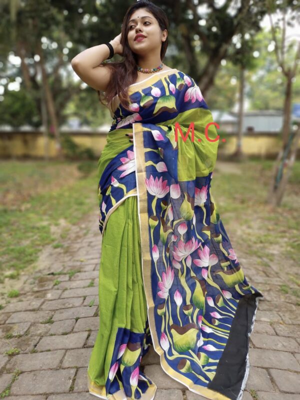 Kerala Cotton Saree - Image 13