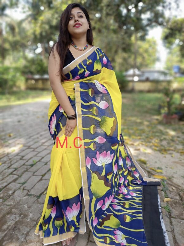 Kerala Cotton Saree - Image 3
