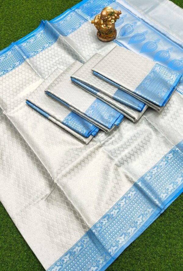 Lichi Silk Saree - Image 2