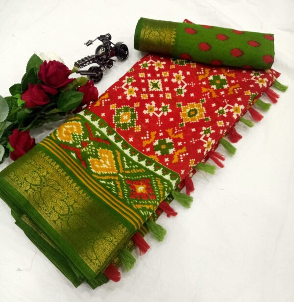 Soft Cotton Silk Saree - Image 3