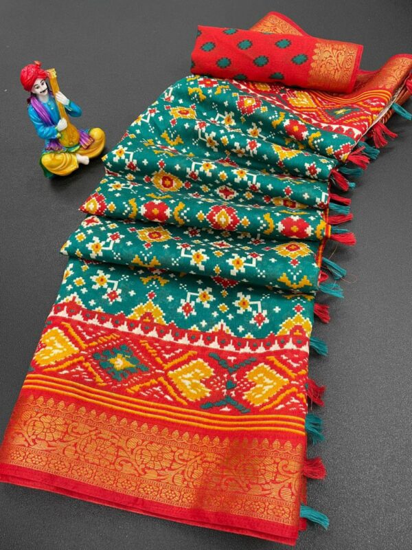 Soft Cotton Silk Saree - Image 2