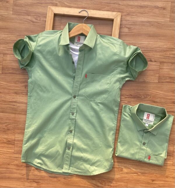 Half sleevs plain shirts - Image 6
