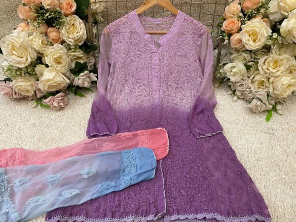 Chikankari Kurti - Image 3