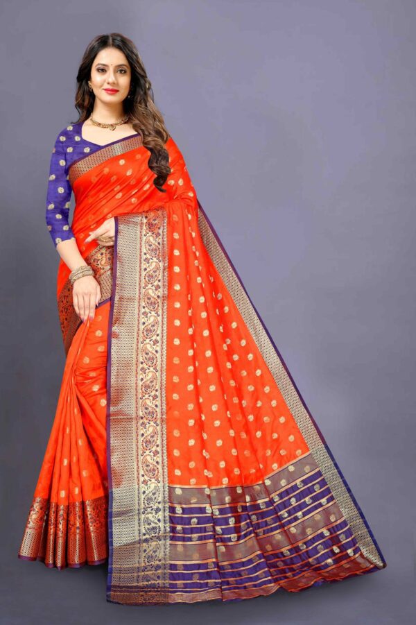 Soft Silk Saree - Image 8